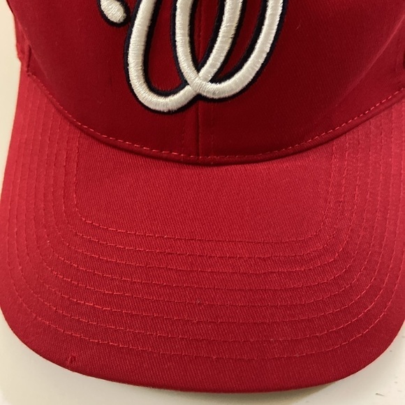WASHINGTON NATIONAL RED WITH WHITE EMBROIDERY ADULT 47 HAT - Picture 4 of 10